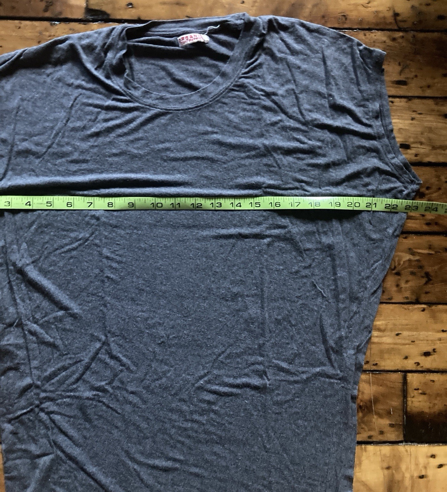 John Patrick Organic Slate Grey T-Shirt Sz L