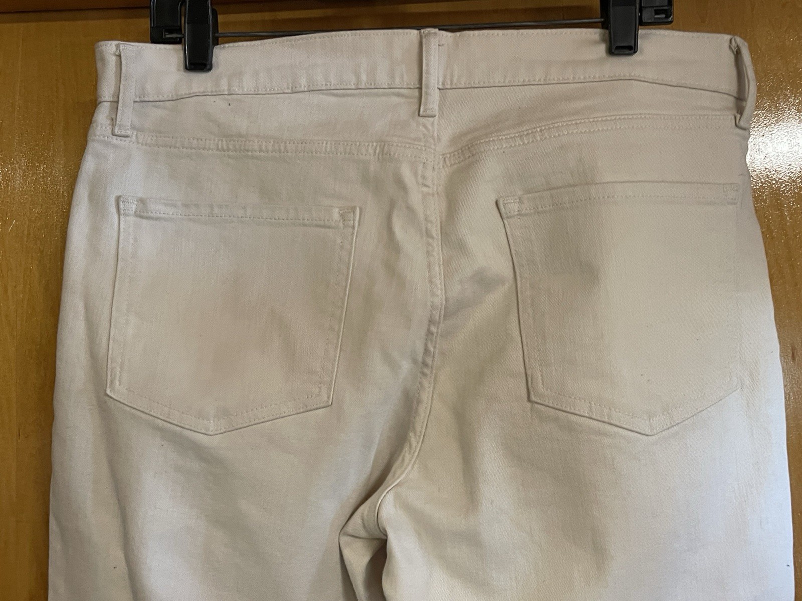 BANANA REPUBLIC, GIRLFRIEND Mid-Rise 32/14 Cream Off White Jeans, NWOT