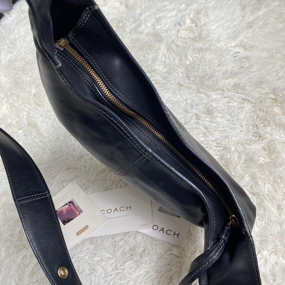 COACH Legacy Bleecker bucket style Black Leather