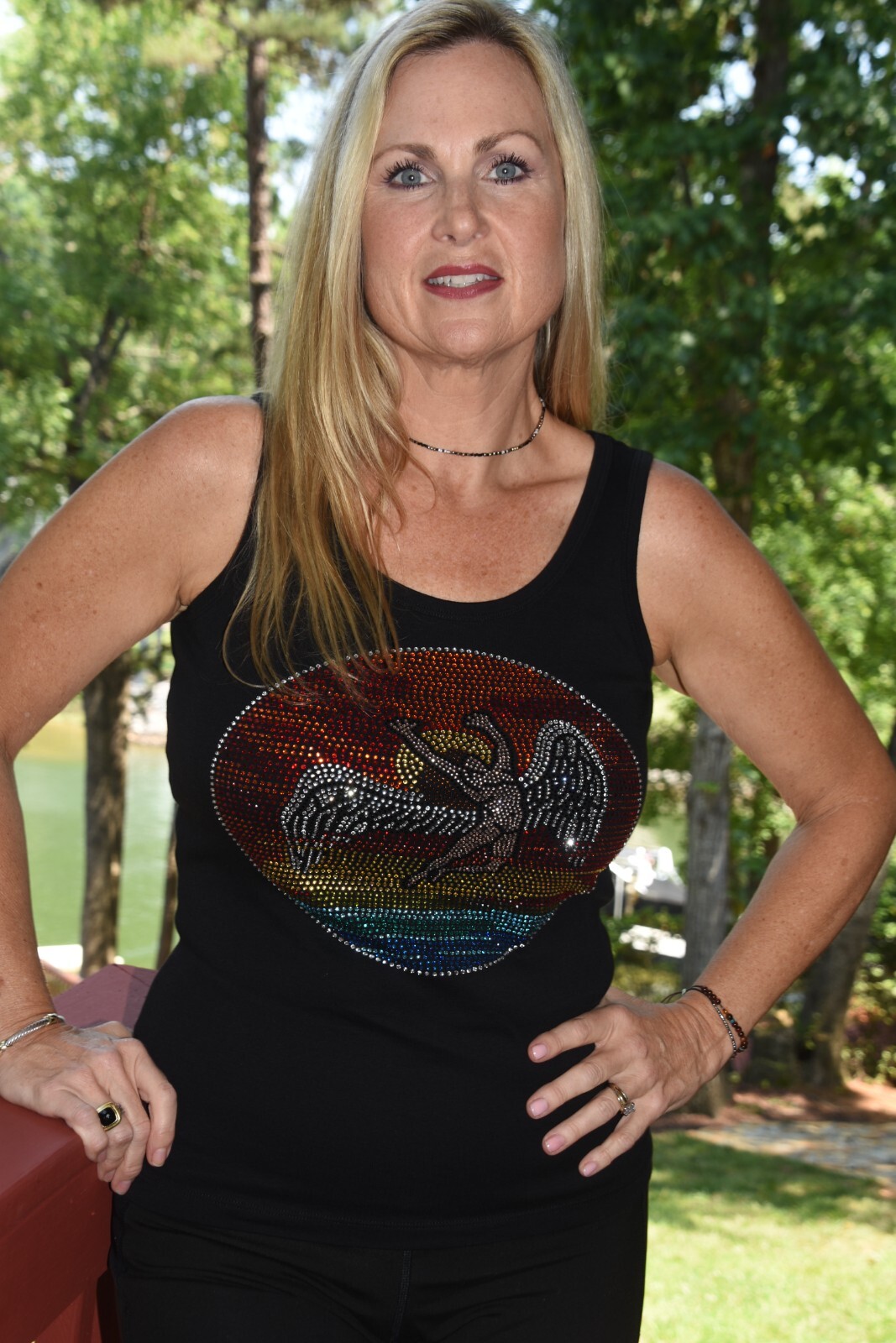 Led Zeppelin rhinestone tank top sizes XS, S, M, L, XL, XXL, 1X, 2X, 3X, 4X,5X