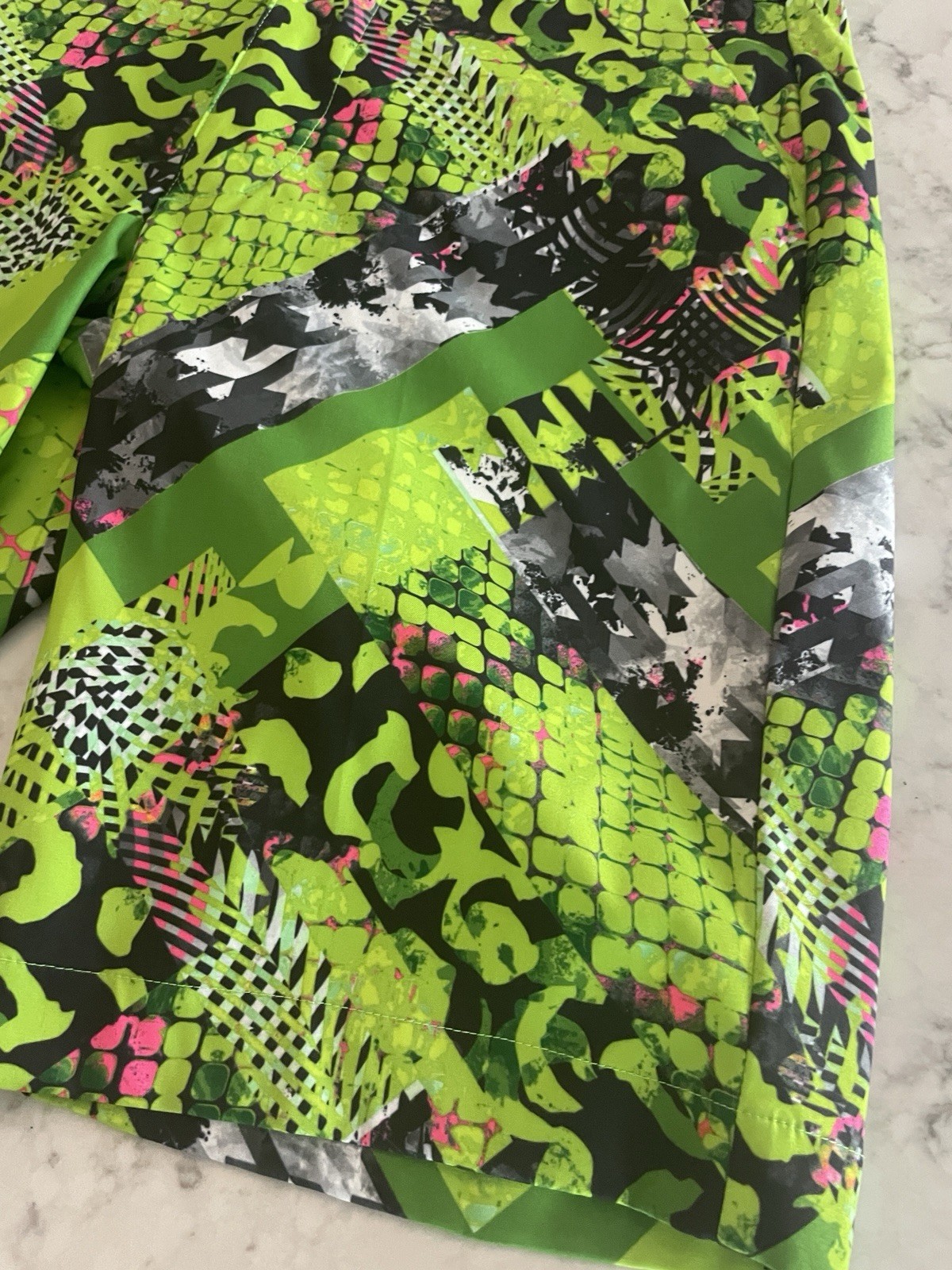 Loudmouth Shorts Mens 32 Golf Performance Preppy Green