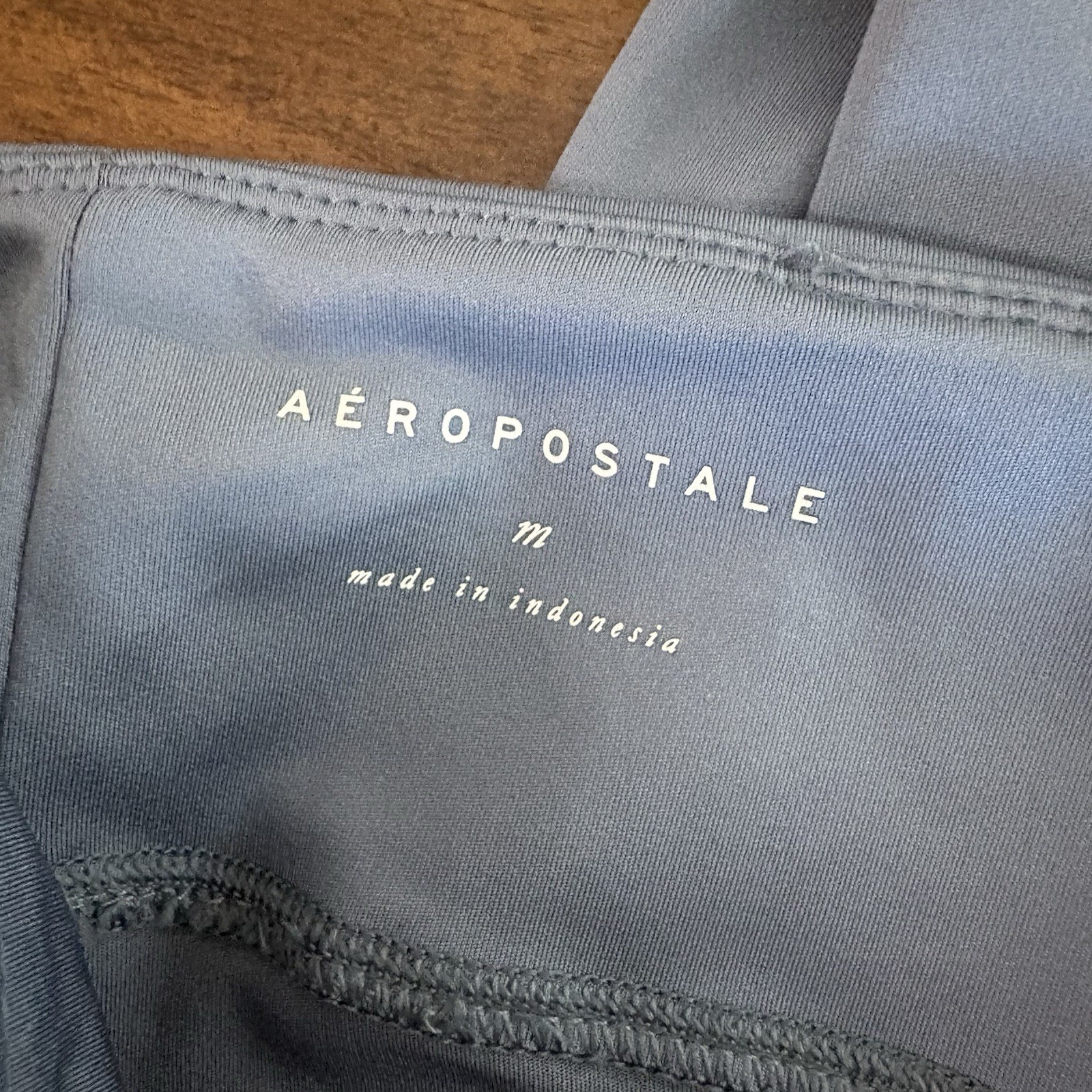 Aeropostale Women’s Medium Blue Leggings Light Sporty Neutral Gym Yoga V7