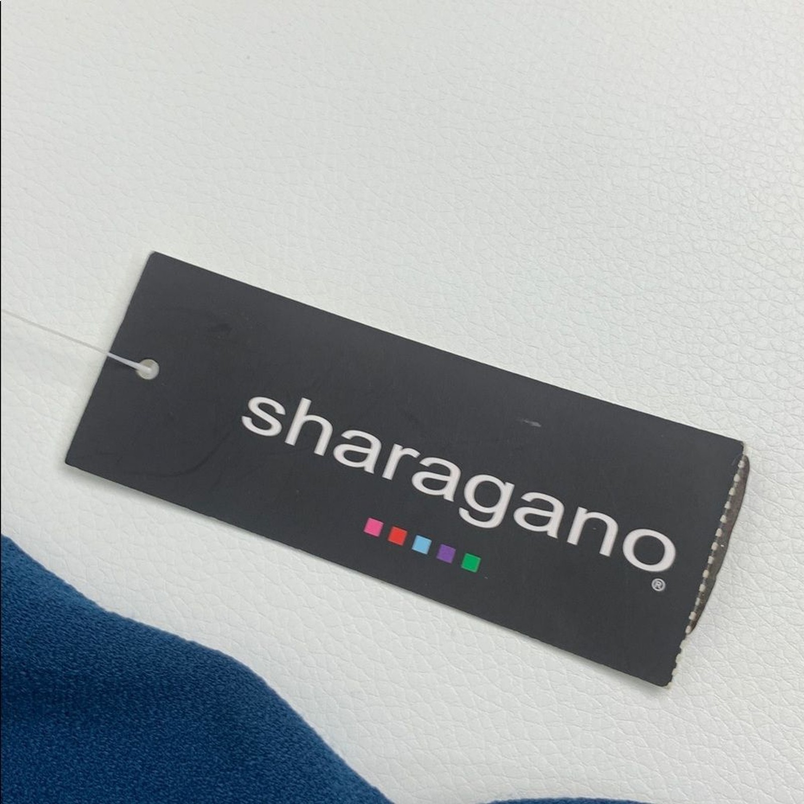 Sharagano Dark Marine Blue Cap ruffle sleeve Dress Size 8 Zip up New with tags