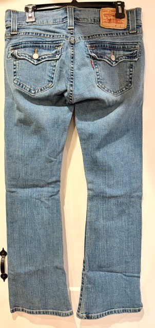 Vintage 542 Levi jeans- low flare size 6M