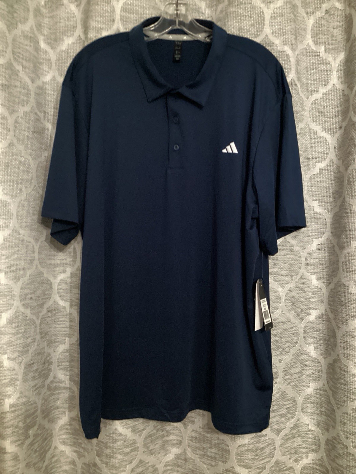 Adidas Ultimate Polo Shirt Men’s Size 2XL Navy Blue Golf Casual Performance