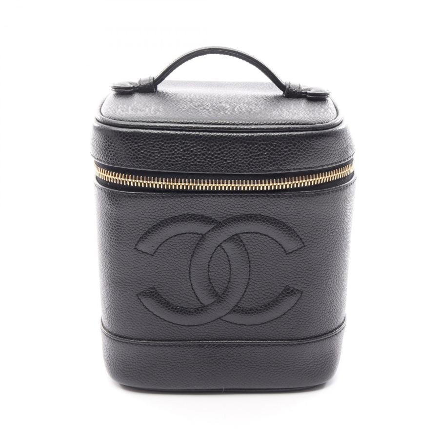 CHANEL Bag: CC Logo AO1998 Black Grained calfskin W15H17D12cm;