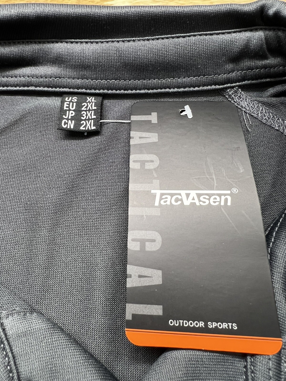 TacVasen Tactical Short Sleeve Polo First Grade Class B Men’s Size XL Gray