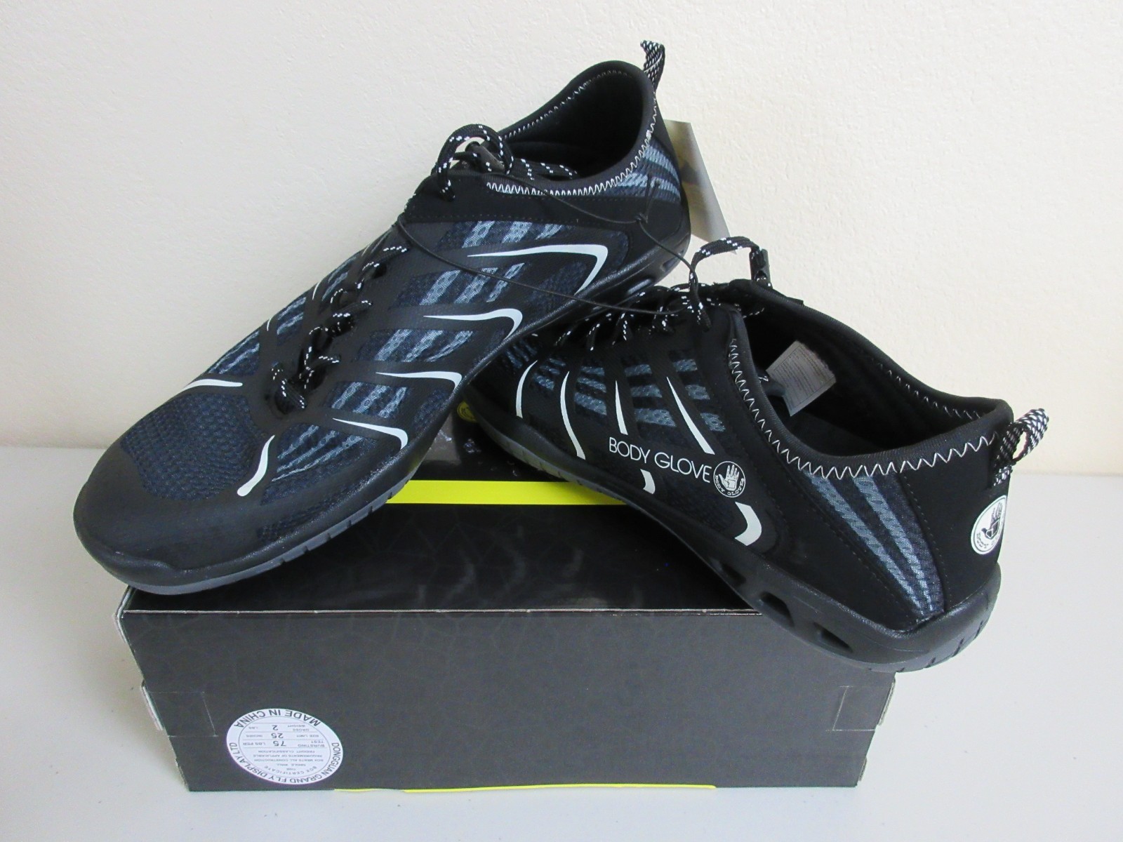 Body Glove Men’s Rapid 2.0 Performance Water Shoes Size 13 – Black & Gray (NWB)