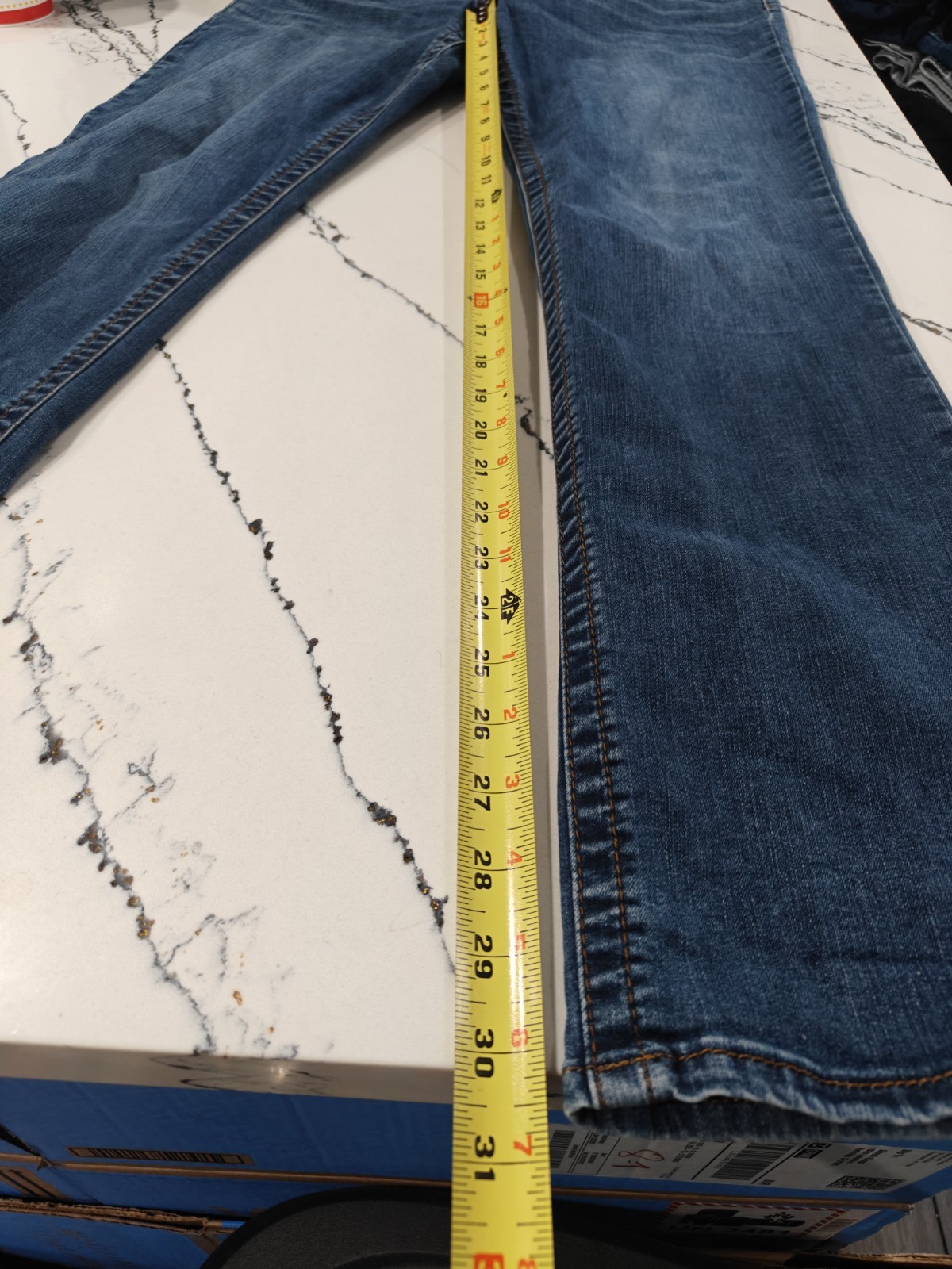 KUT From The Kloth Stevie Straight Leg Jeans Womens 16 Blue Medium Wash Denim