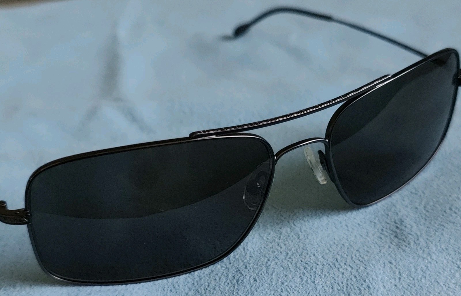 John Varvatos V760 Gunmetal Metal Sunglasses Gray Tinted Lens 57-16-140