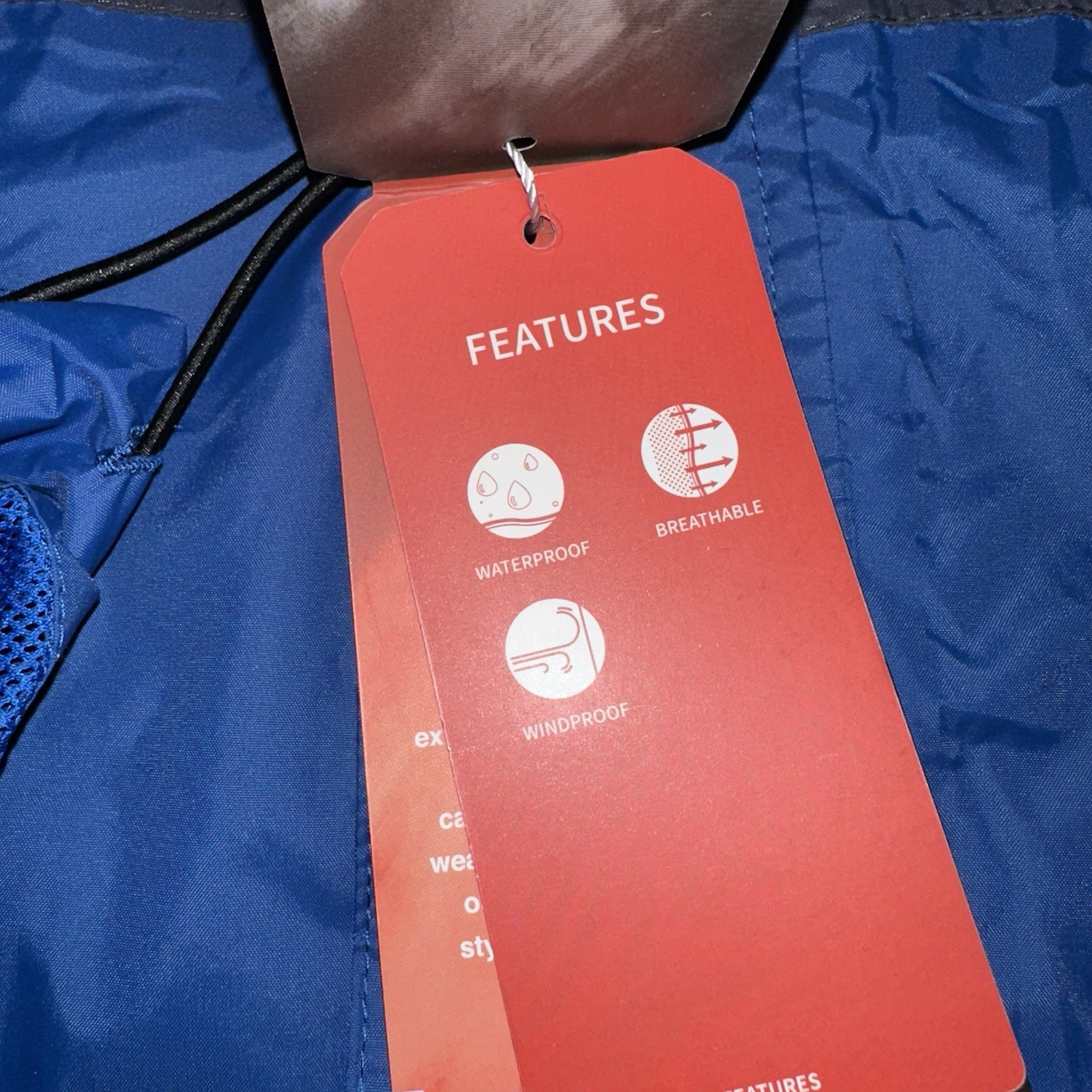 NWT 33000ft Packable Rain Jacket Men’s Size 3XL Waterproof Hooded Sealed Seams