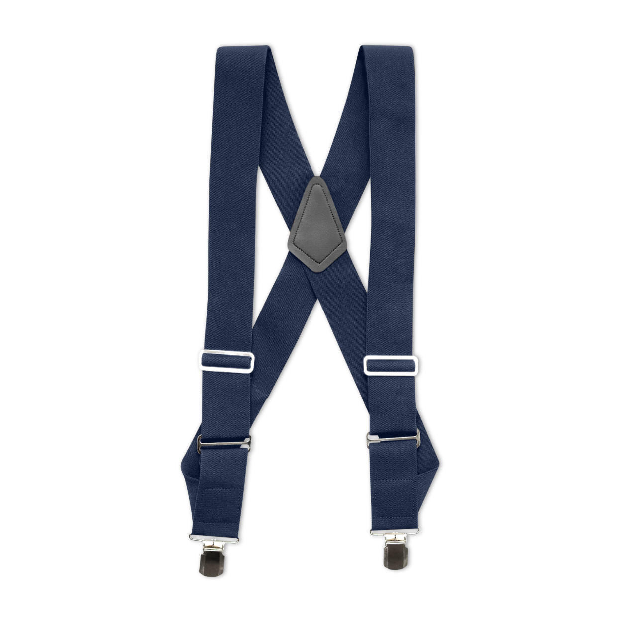 Men’s Suspenders: Side Grip, Stainless Steel Loop Snaps, Clips, U.S Manufactured