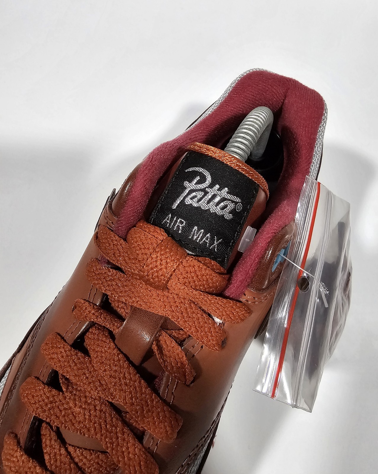 Patta x Nike Air Max 1 Waves Dark Russet US 8.5 UK 7.5 EUR 42cm 26.5 New OG All