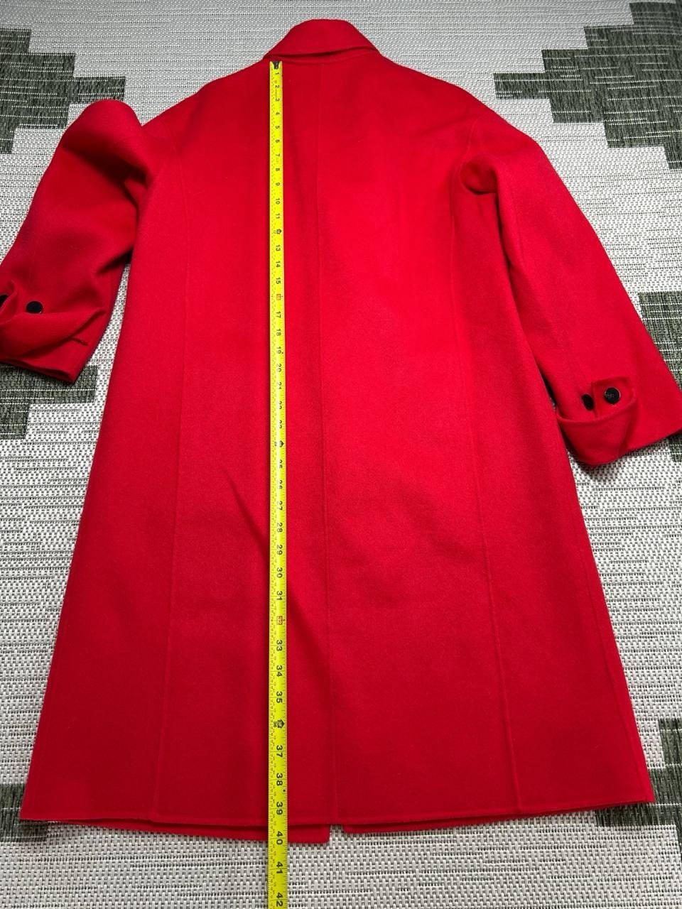 Theory Overcoat Womens Medium Red Wool *
