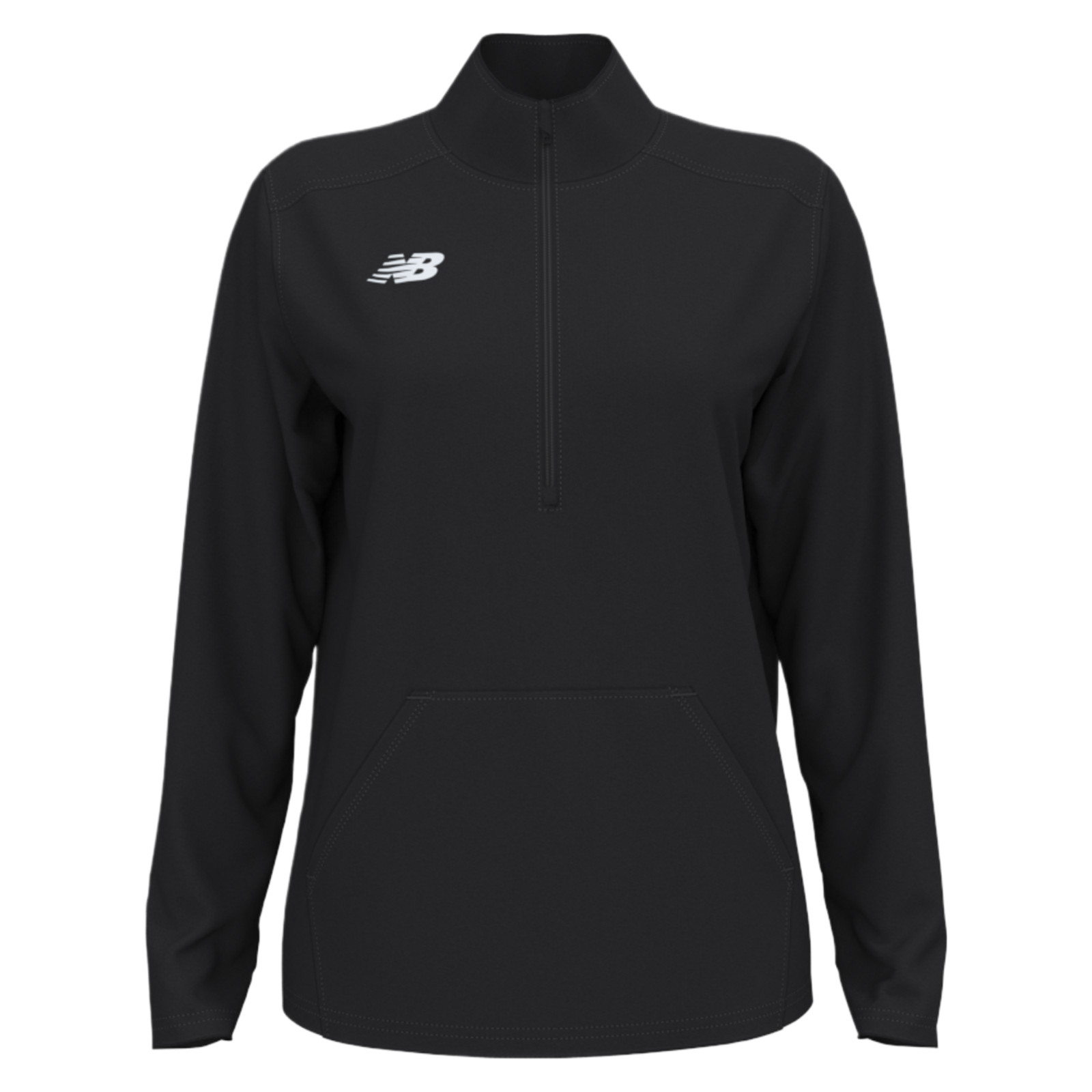 New Balance Midfield Half Zip Women’s (TMWT754TBK) (TEAM BLACK)