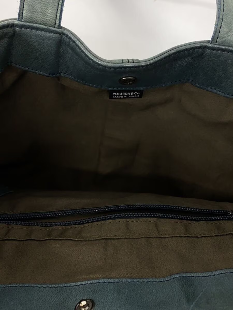 PORTER Tote Bag Leather GRN Solid