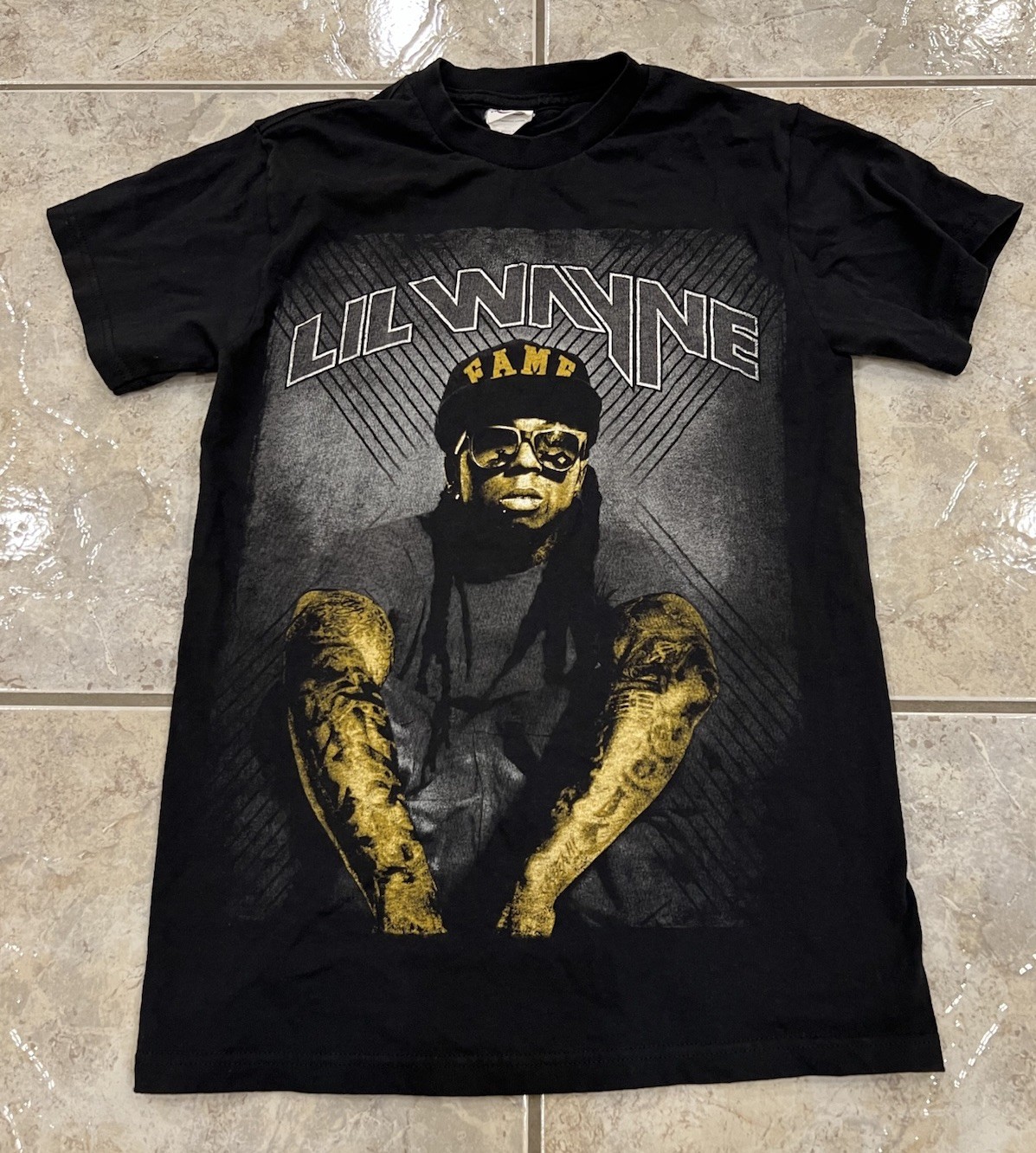 Lil Wayne T-Shirt Tour 2011 Double Sided Small I Am Still Music Concert Delta