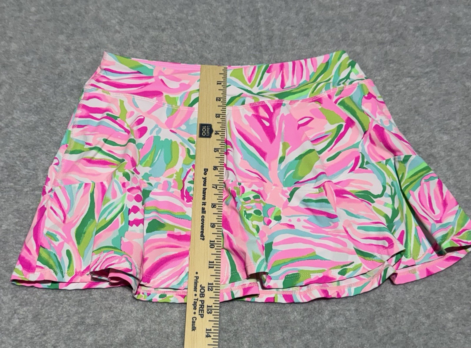 Lilly Pulitzer Luxletic Corrine Skort Pink Croc My World XS New With Tag