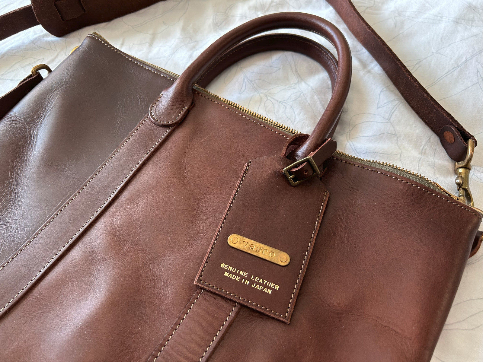 Vasco Japan Leather Helmet Bag, Special Edition Collaboration with John Lofgren