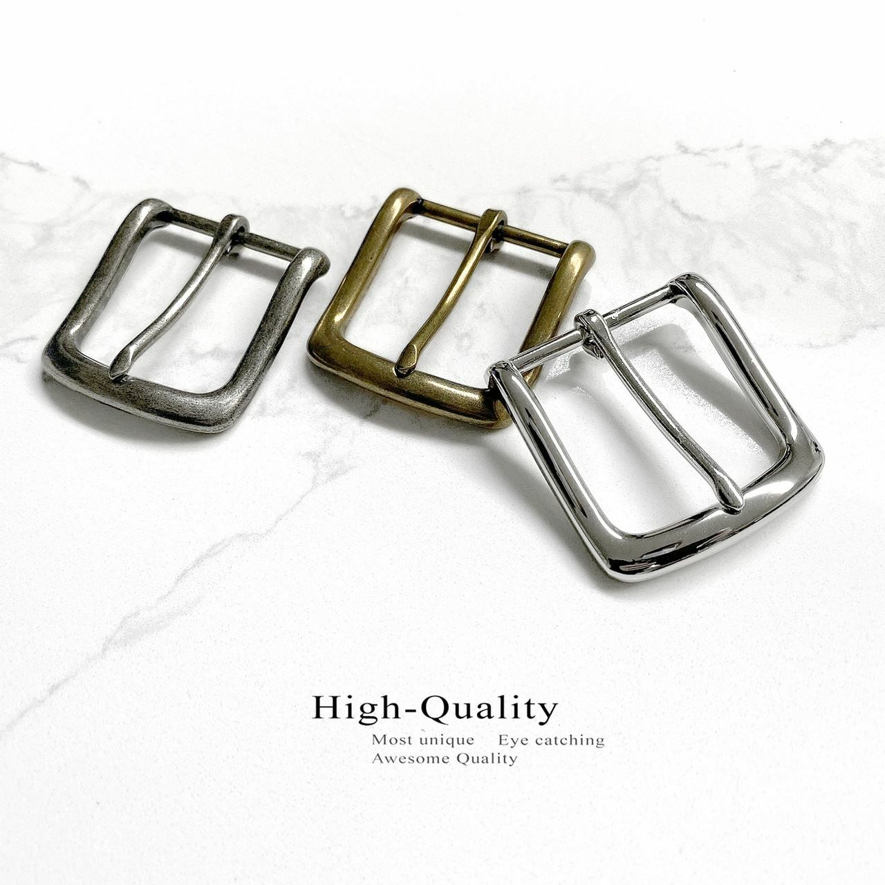 Single Prong Metal Buckle Replacement buckle fits 1-1/2″(38mm) Belt Strap