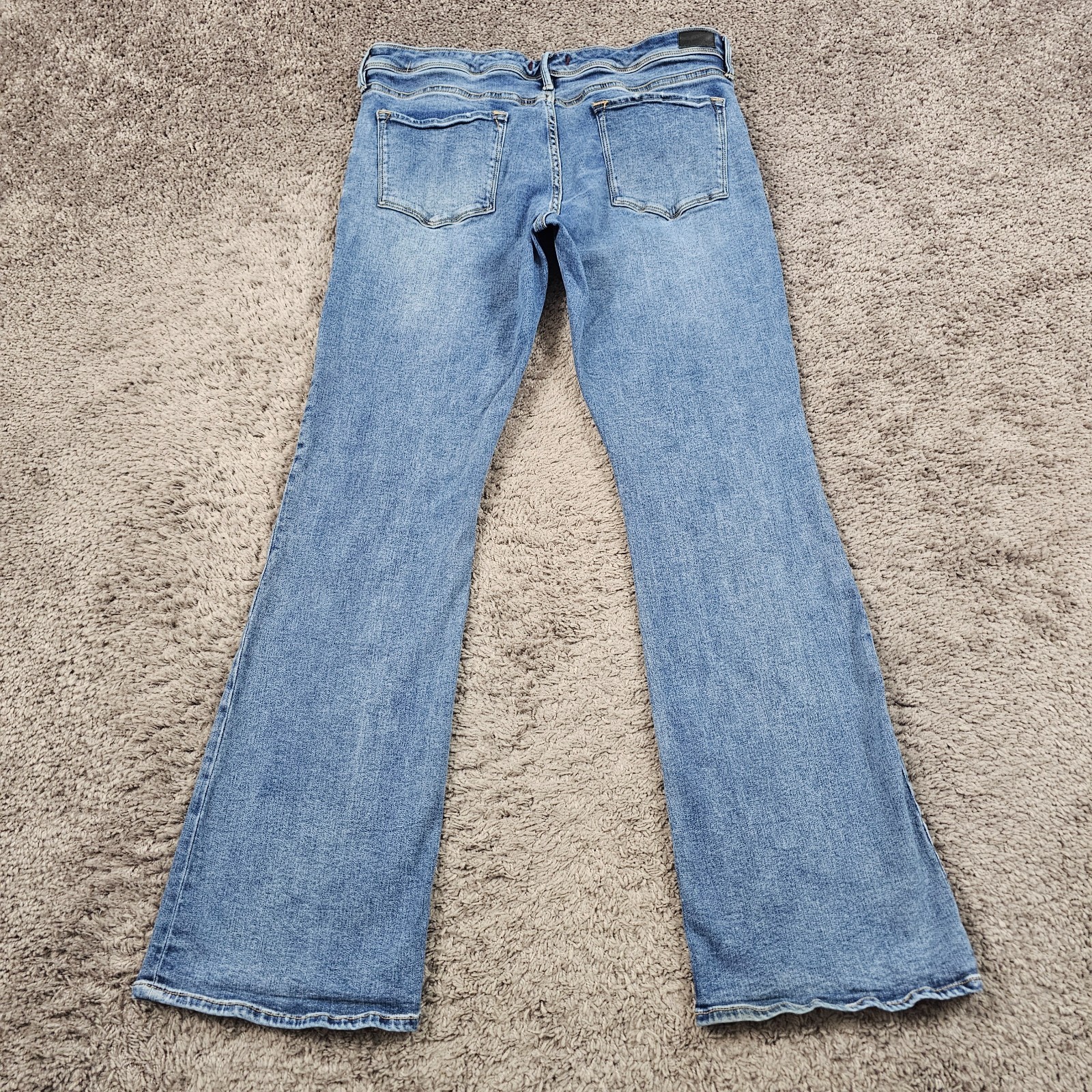 Dear John Jeans Women 32 Boot Cut Mid Rise Stretch Light Wash Sloane 33×32