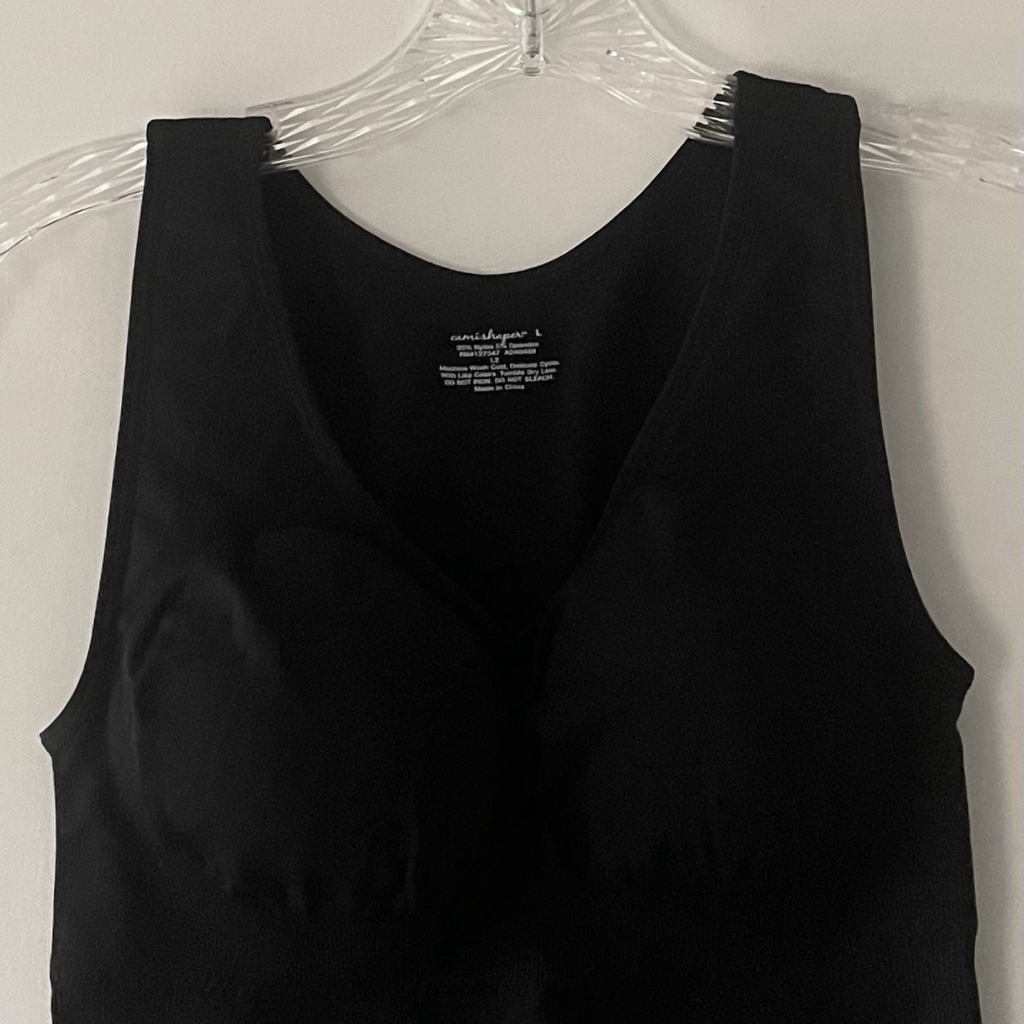 Cami Shaper By Genie Size Large Built In Bra Slimming Body Shaper With Pads