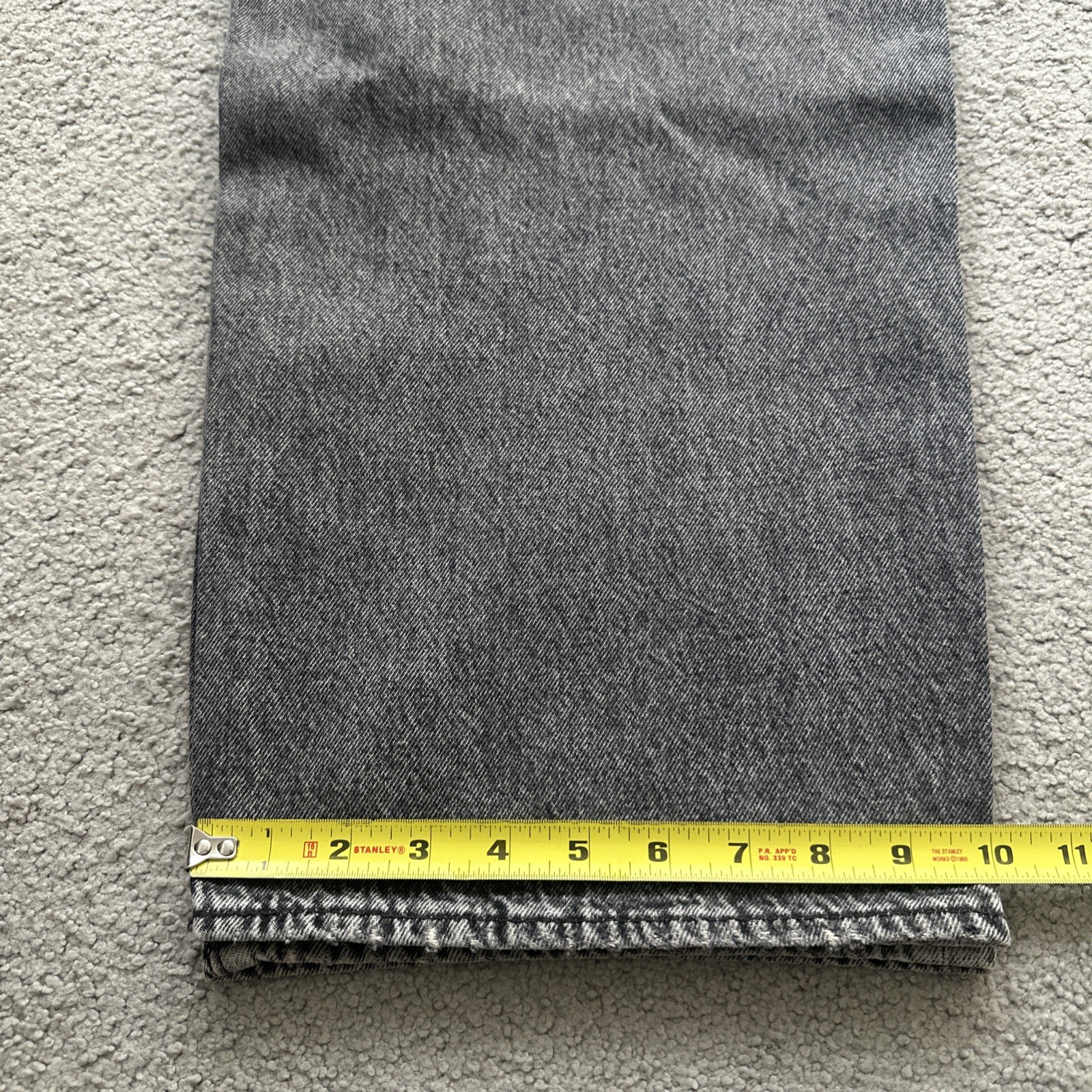 Levi ‘s Premium Men’s 578 Baggy Throughout Denim Jeans Sz. 34Wx30 Gray New
