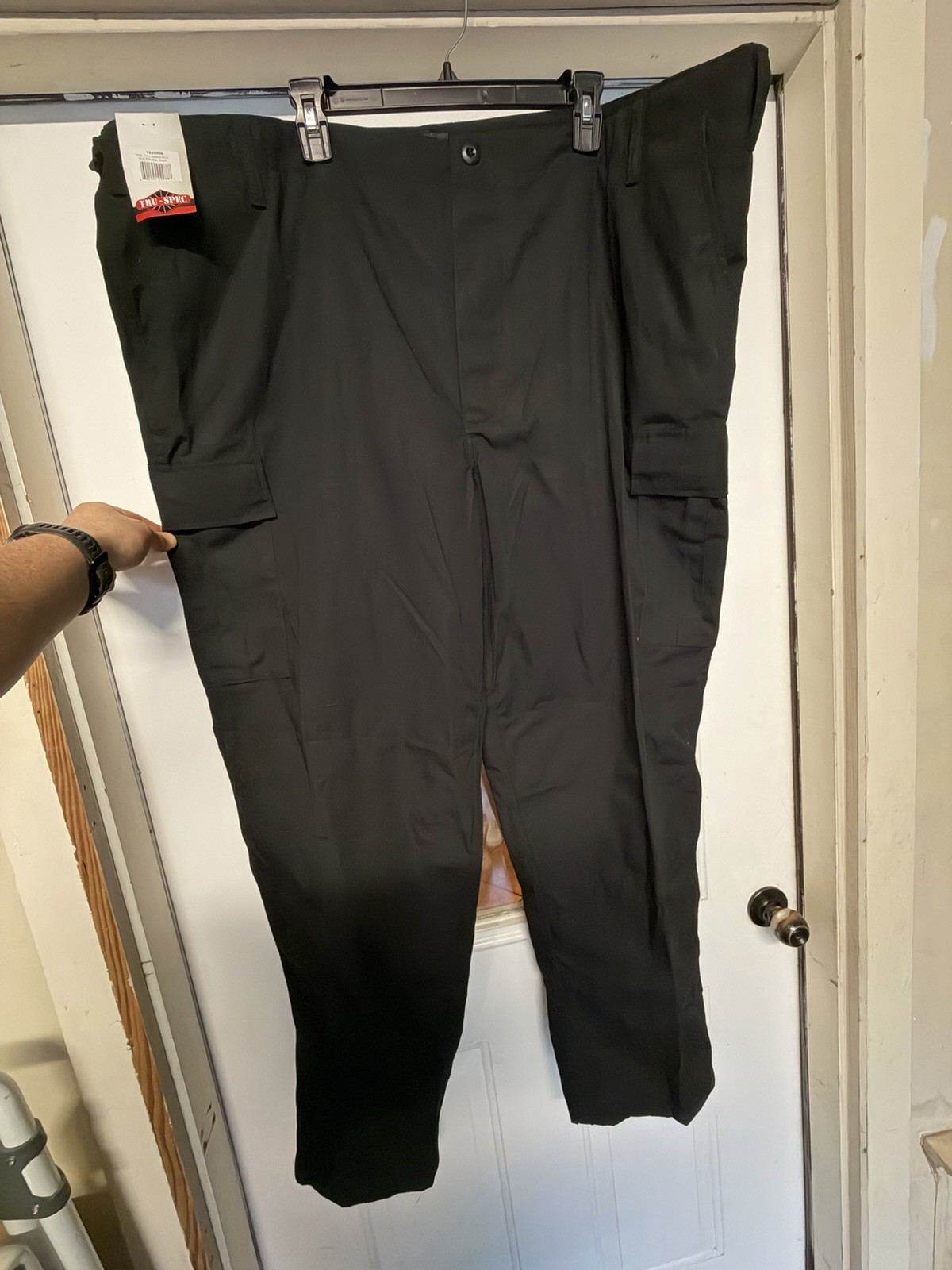 NEW 3XL TRU-SPEC MENS POLY COTTON RIPSTOP BDU PANTS 1318008 BLACK XXXL REGULAR