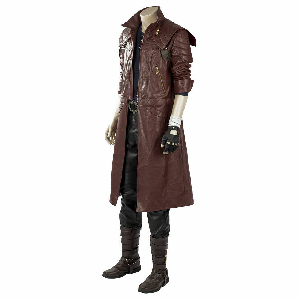Devil May Cry V DMC5 Dante Outfit Cosplay Costume Coat Uniform Suit