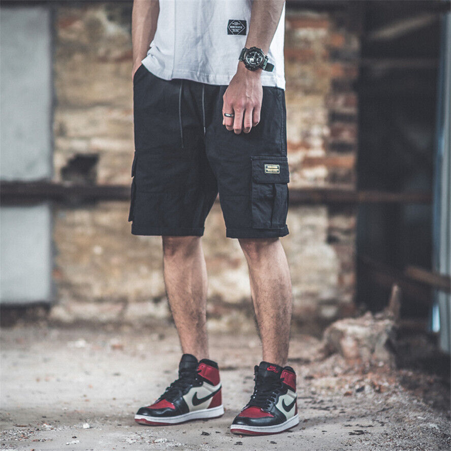 Men’s Cargo Shorts Casual Pants Multi Pockets Combat Summer Outdoor Trousers