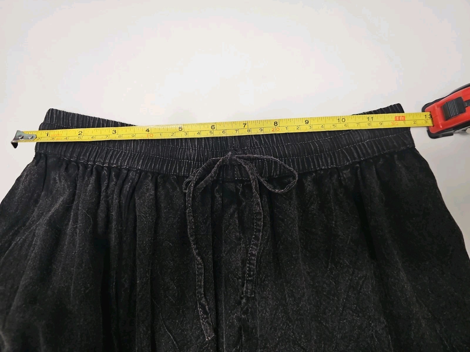 Ge Gal Black Ruffle Maxi Skirt Boho One Size Asymmetric Tiered Fairy Grunge Goth