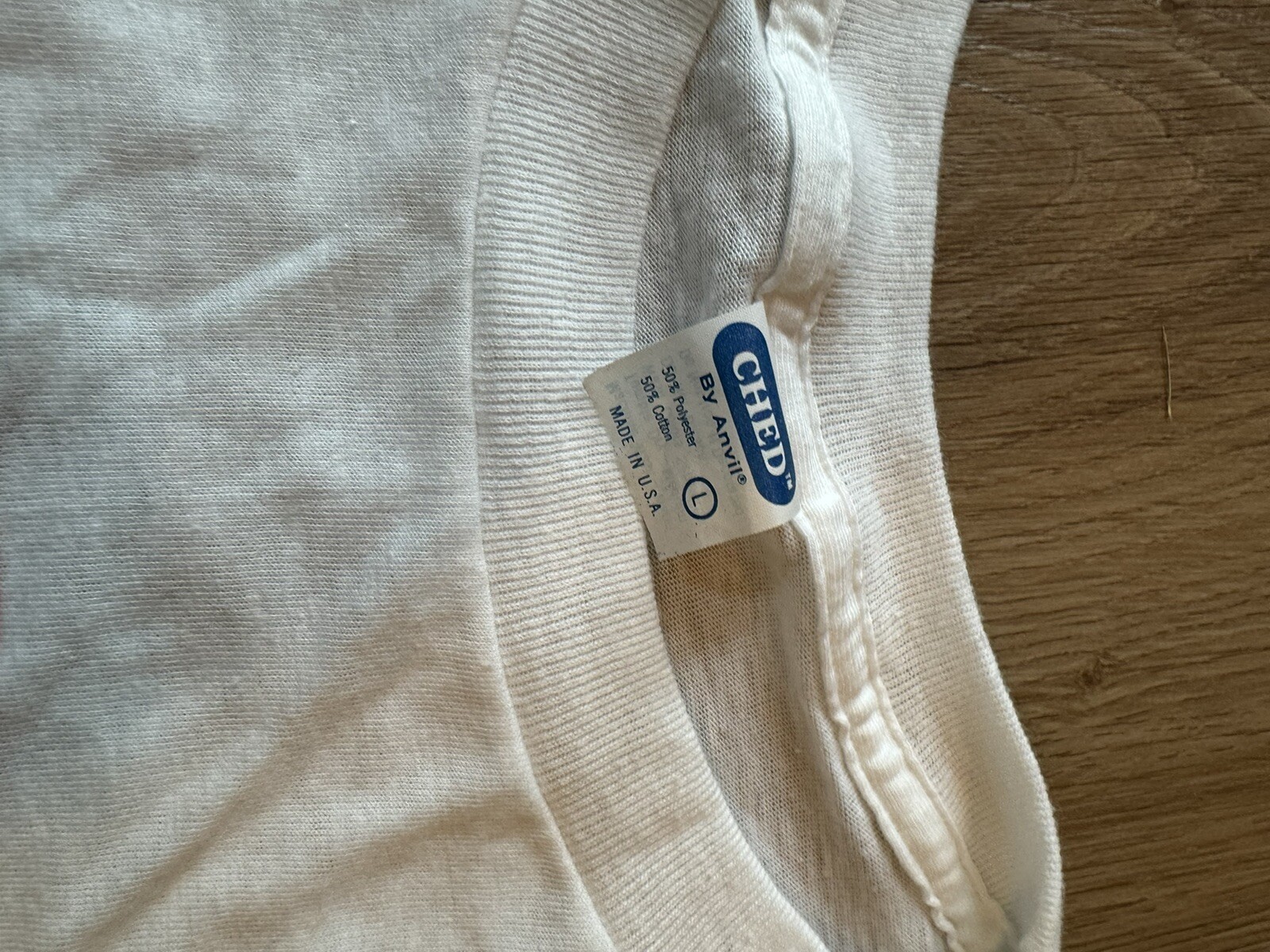 Vintage BRIO Engineers Club Member T-Shirt White Adult Large CHED By Anvil Tee