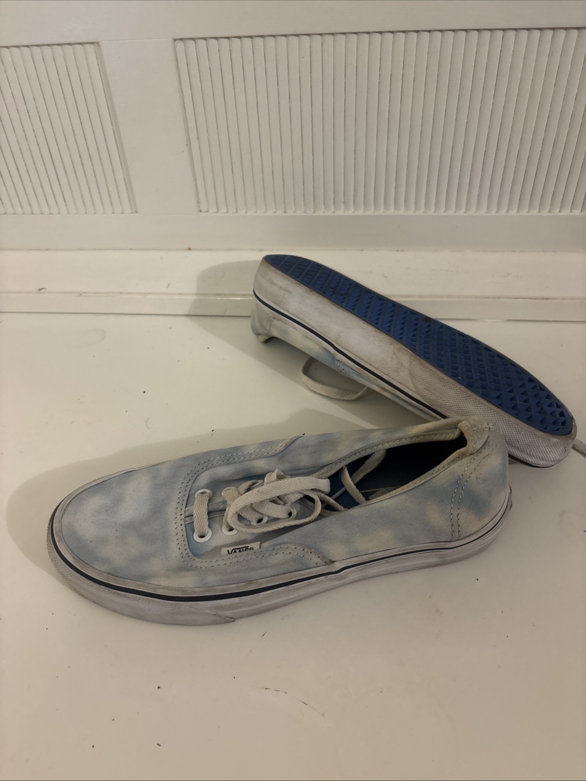 Blue tie dye Vans M 6 / W 7.5