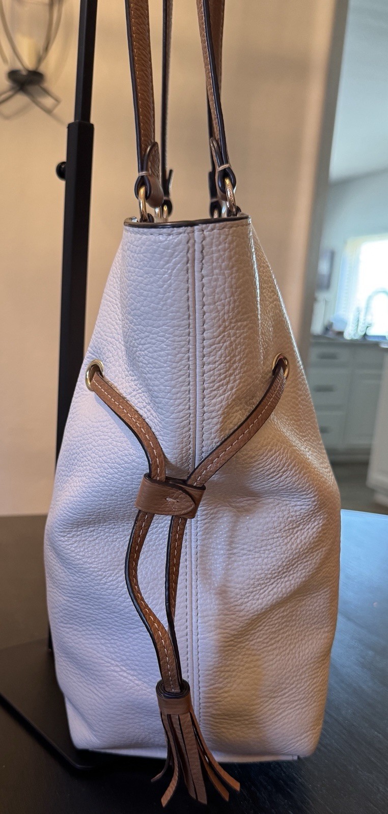 Coach Andy Tote Bag With Embossed Horse And Carriage Logo