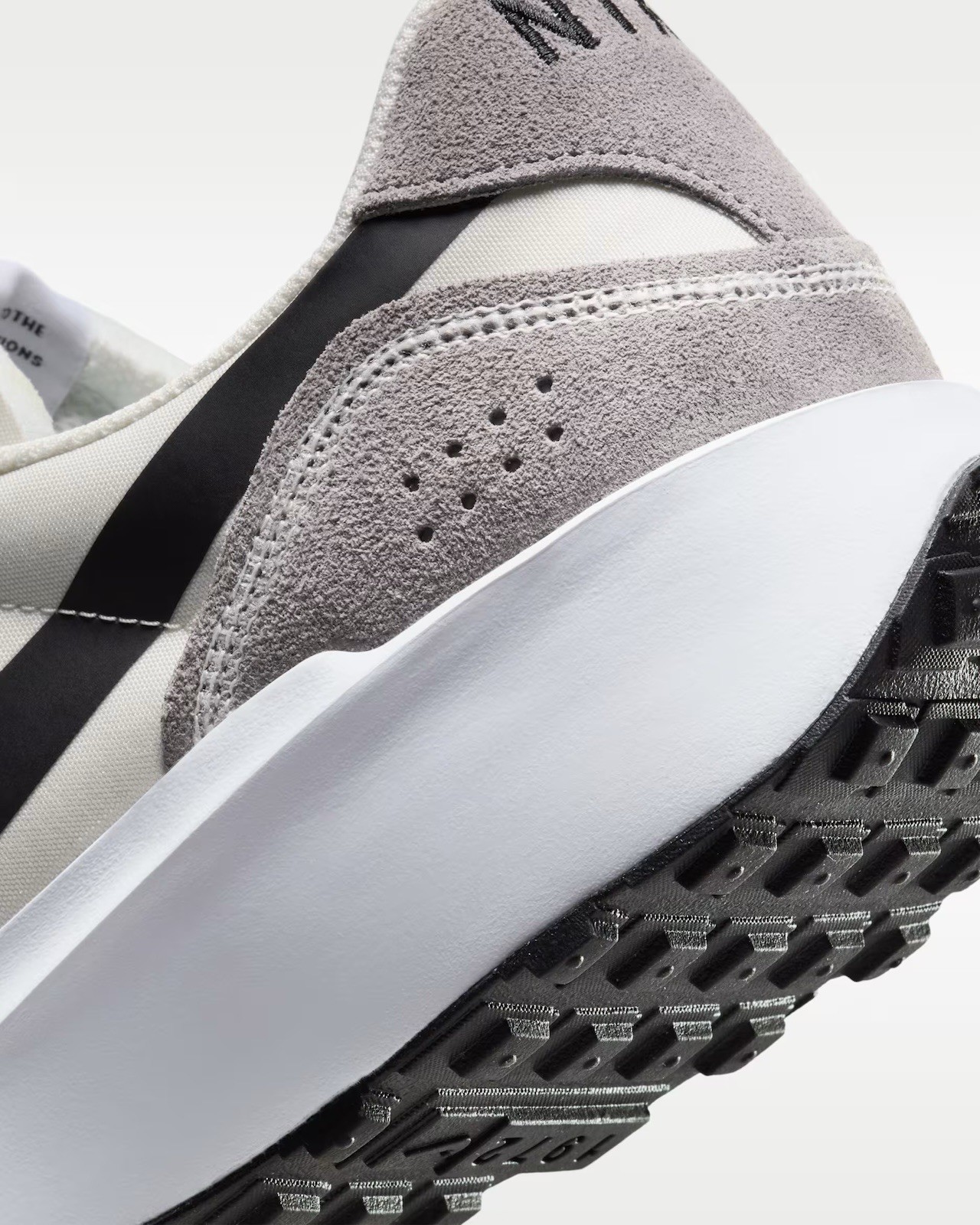 Nike Waffle Debut Flat Pewter Black White Running Sneakers FJ4195-003 Mens Sizes