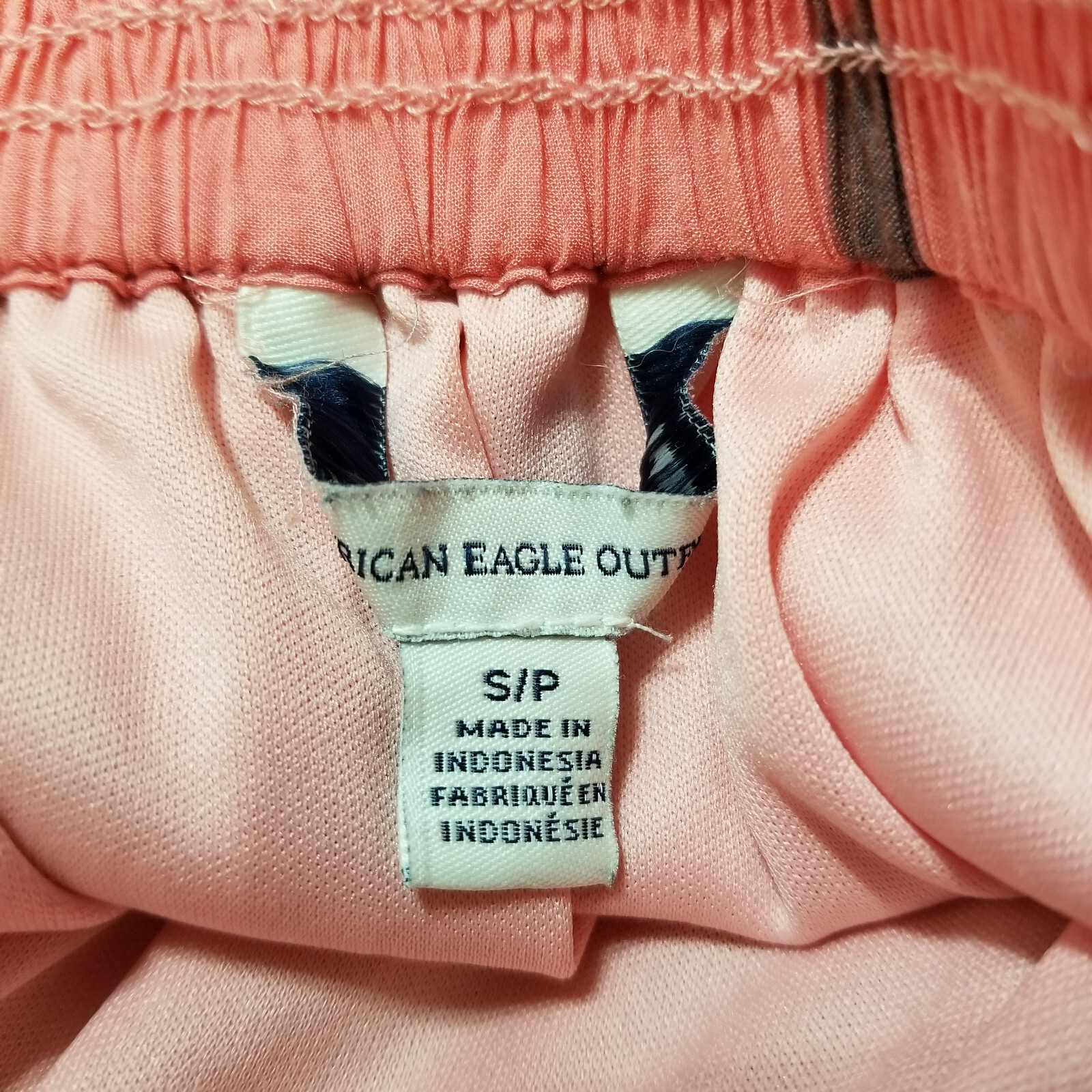 American Eagle skirt Small tie dye batik dip dye ombre mini boho elastic wais
