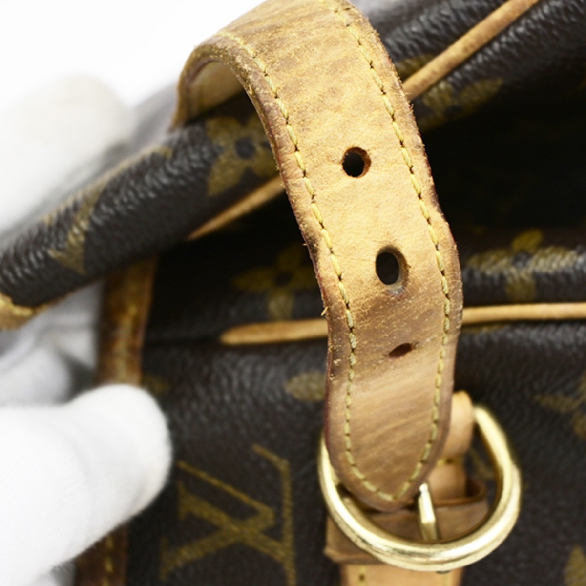 LOUIS VUITTON Batignolles Vertical Shoulder Bag Monogram Brown M51153 67CB040
