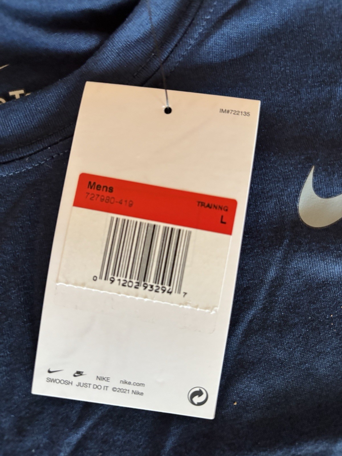 Nike Legend Dri-Fit T-Shirt Long Sleeve Red Grey Blue Navy Green 727980 Large