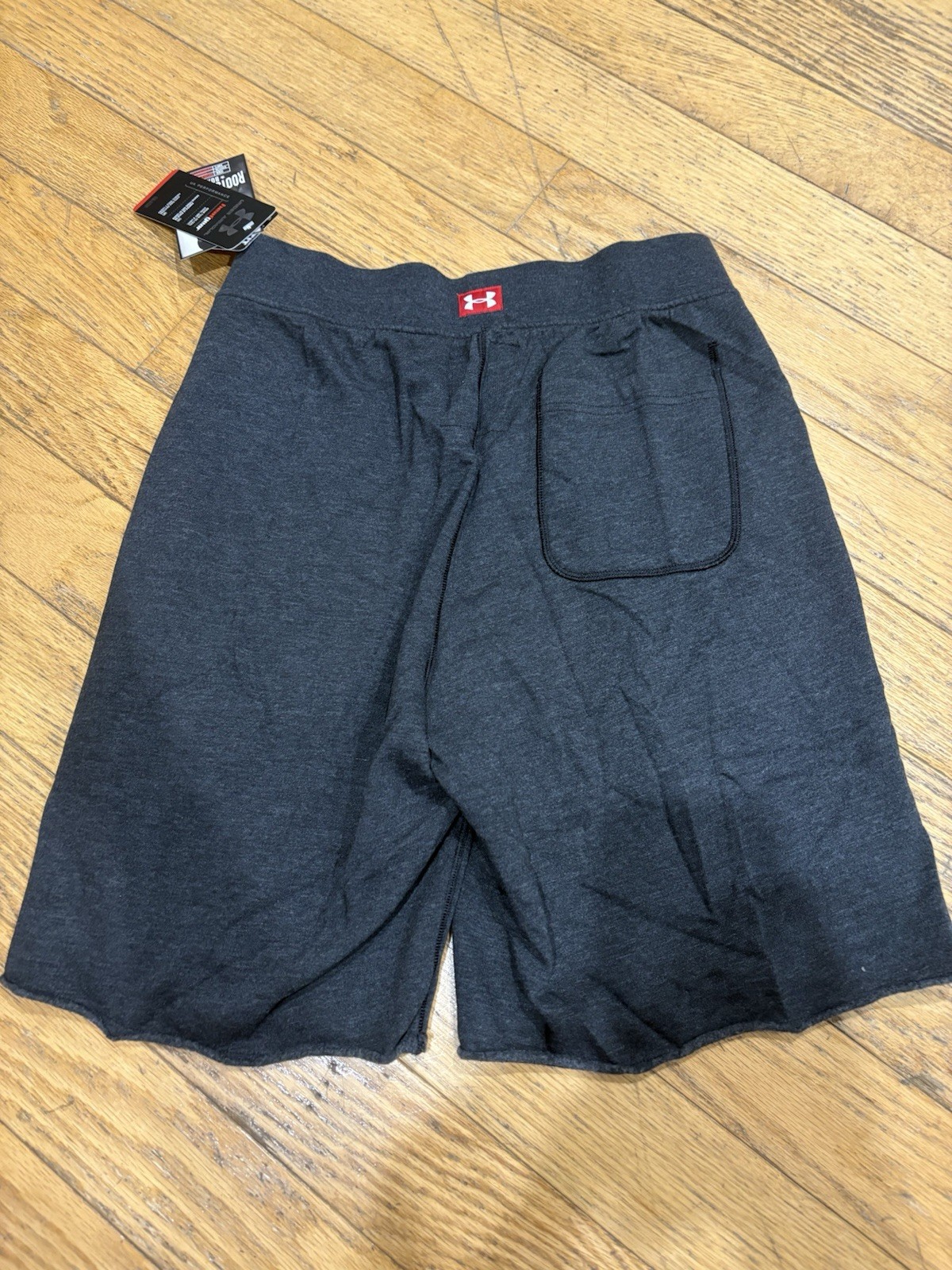 NWT Mike Tyson Roots of Fight Under Armour Boxing Dark Nike Gray Men Short Large