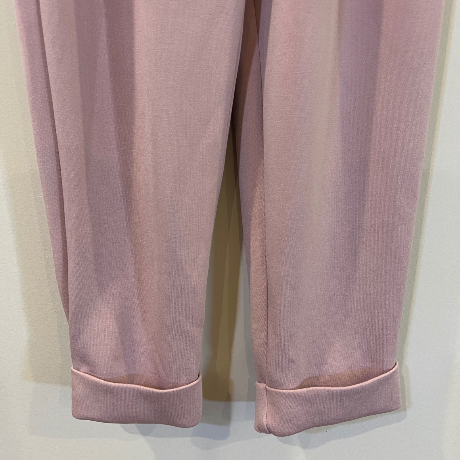 Varley DoubleSoft The Rolled Cuff Pant 25 Mauve Pink Sweatpants Joggers Size XS