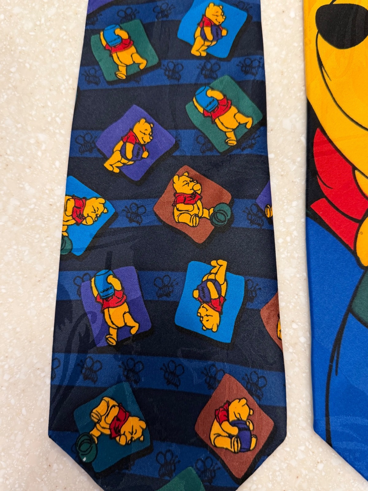 3 Vintage Ties featuring Winnie the Pooh from a Teacher’s Tie Collection