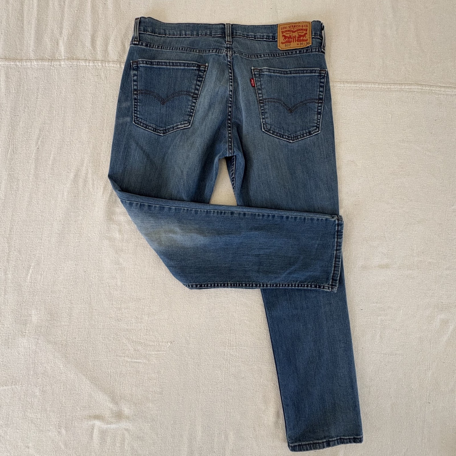 Levi’s 511 Men’s Size 36×30 Medium Wash Slim Stretch Jeans
