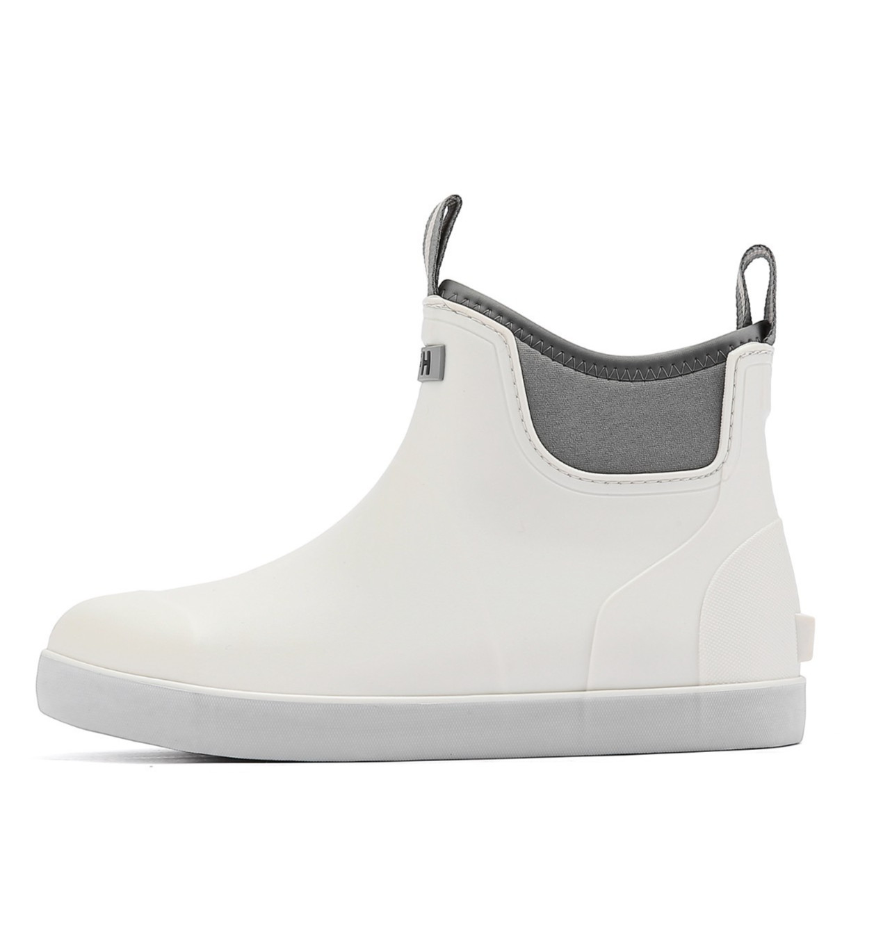 Women’s Deck Boots,Waterproof Rubber Rain Boots,Anti-Slip Chelsea Ankle Booties