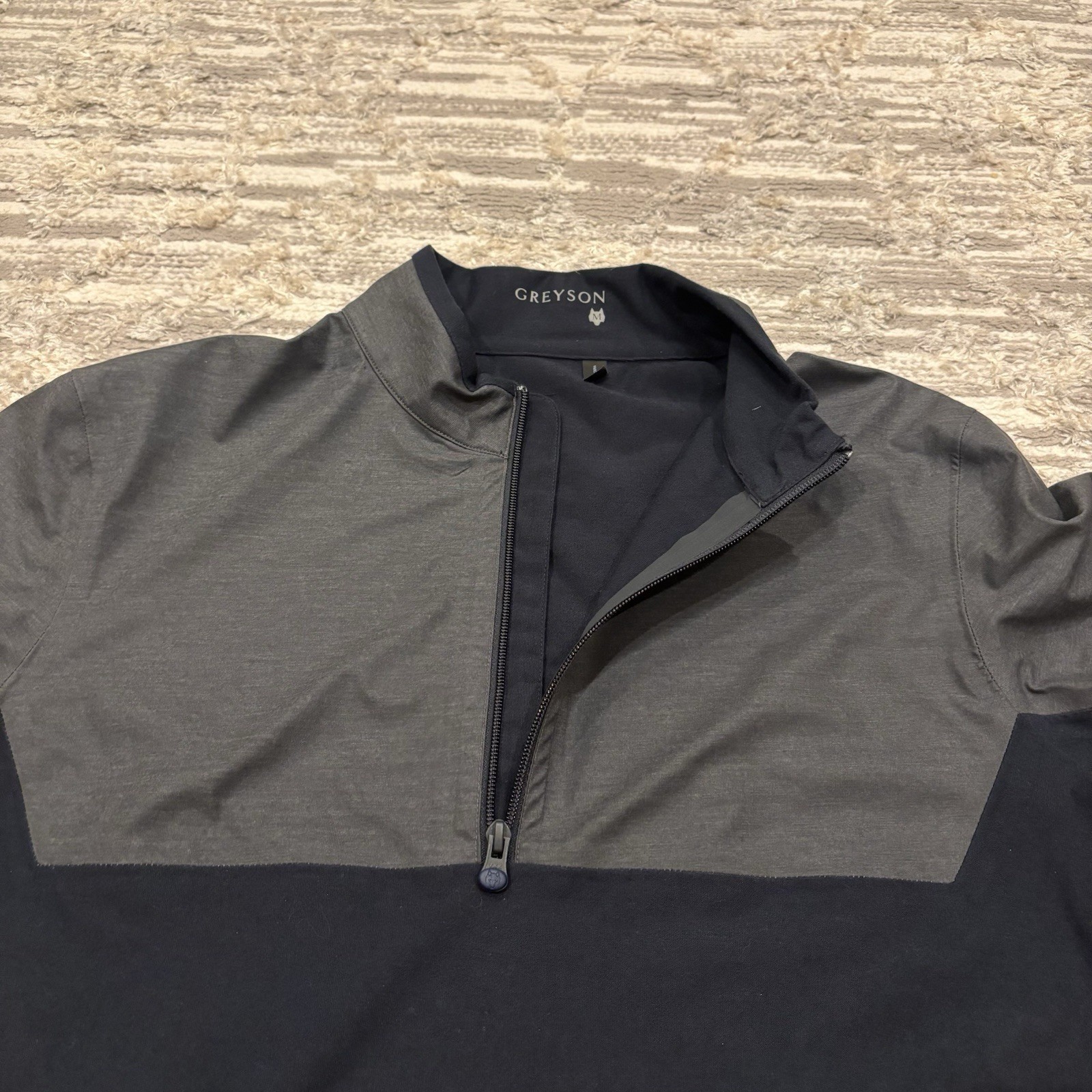 Greyson Comanche Half Zip Hybrid Men’s Medium Golf Stretch Wind Water Resistant