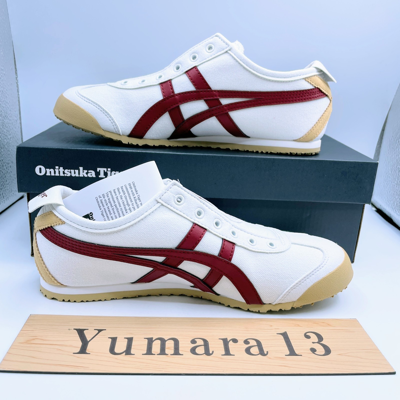 Onitsuka Tiger Mexico 66 Slip-On Off-White 1183A360-131 Unisex Custom