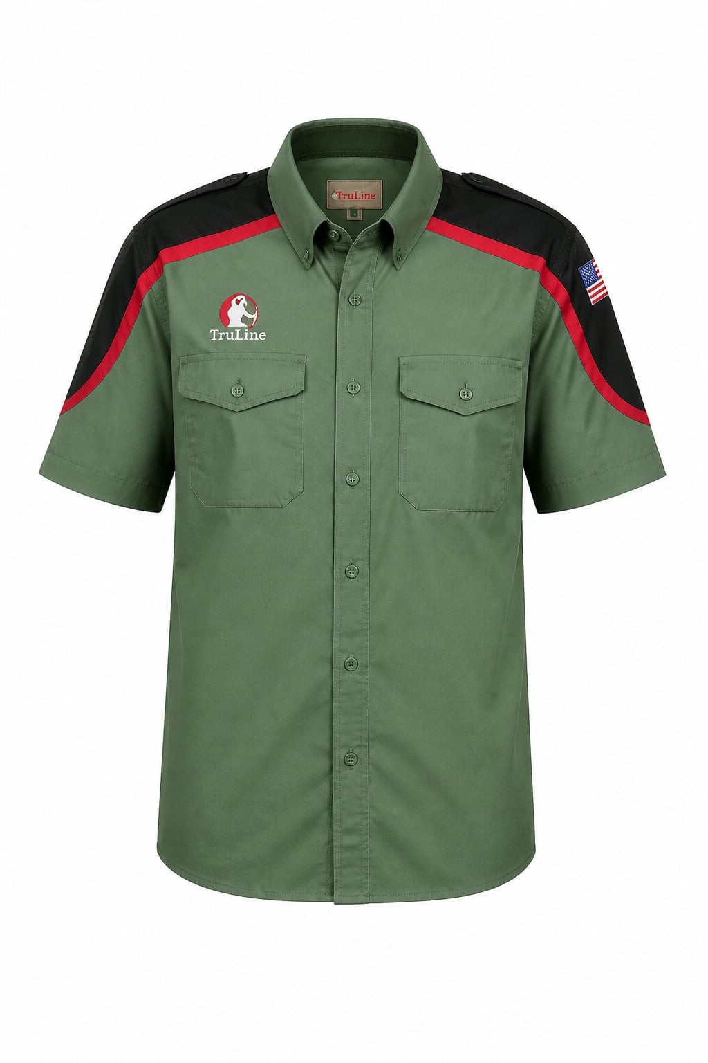 Trail Life USA Official Troop Uniform Short Sleeve Shirt Green Men’s Size Small