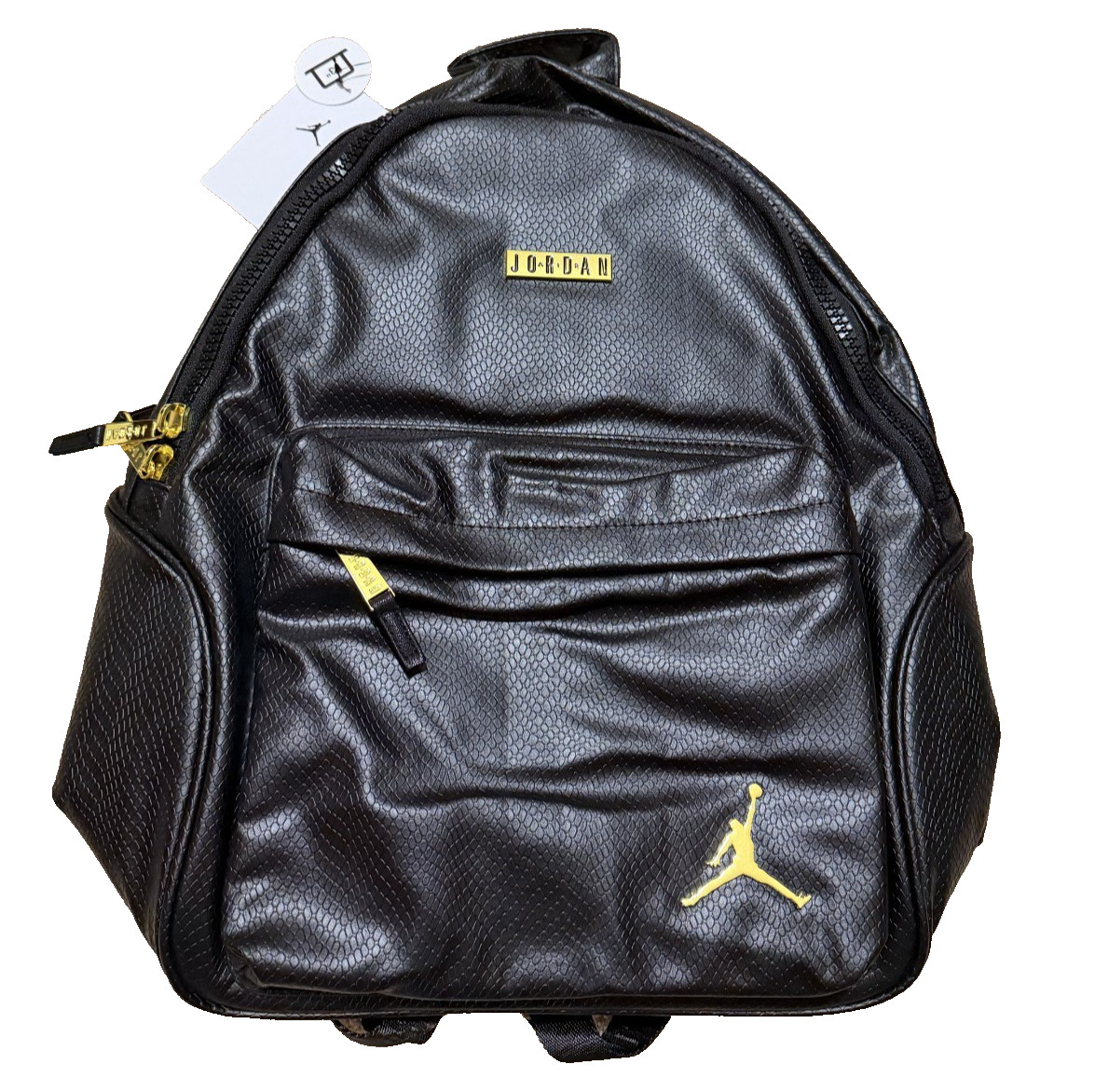 BRAND NEW Nike Men’s/Boys Jordan Jumpman Backpack Black/Gold with Laptop Sleeve
