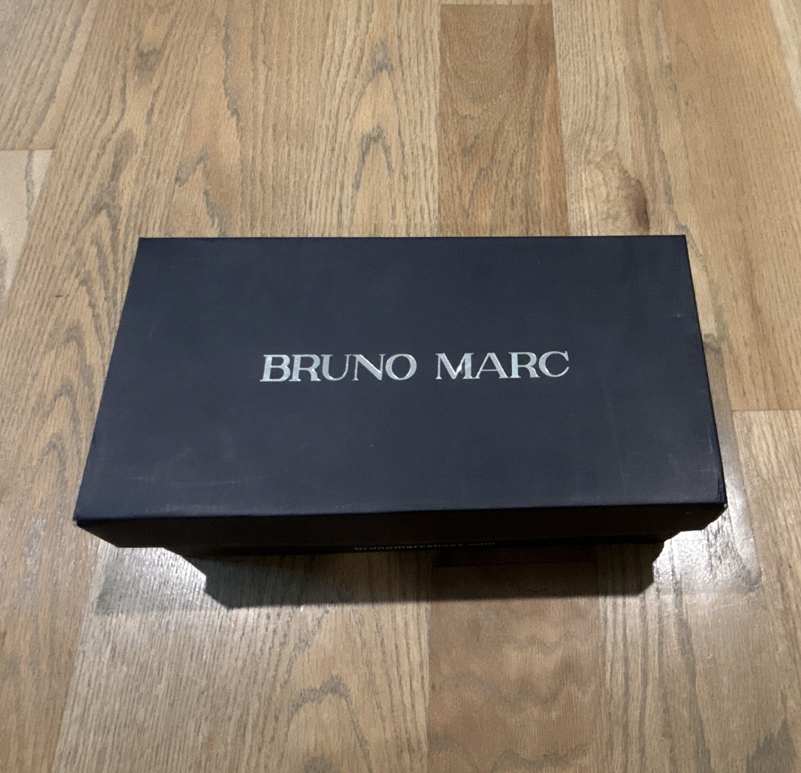 Bruno Marc Black Brogue Oxford Dress Shoes, Lace-Up Round Toe, US 8 EU39
