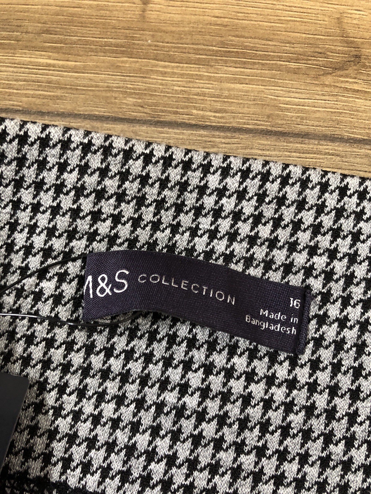 Marks and Spencer Womens Houndstooth Skinny Jeggings Size 16 – New with Tags