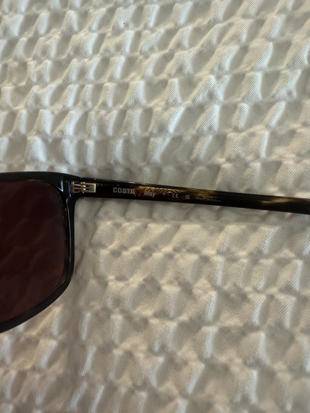 Costa Del Mar MAY Tortoise / Gold Mirror Polarized Glass 580G
